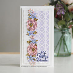 Sue Wilson Poppy Spray StampCuts Die-2