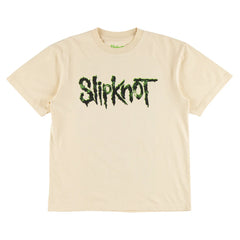 Welcome x Slipknot 'Tomorrow' Boxy Garment Dyed-Tee - Bone-1
