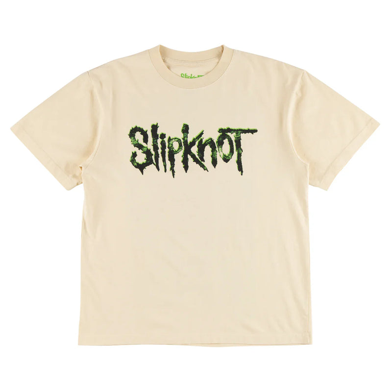 Welcome x Slipknot 'Tomorrow' Boxy Garment Dyed-Tee - Bone-1