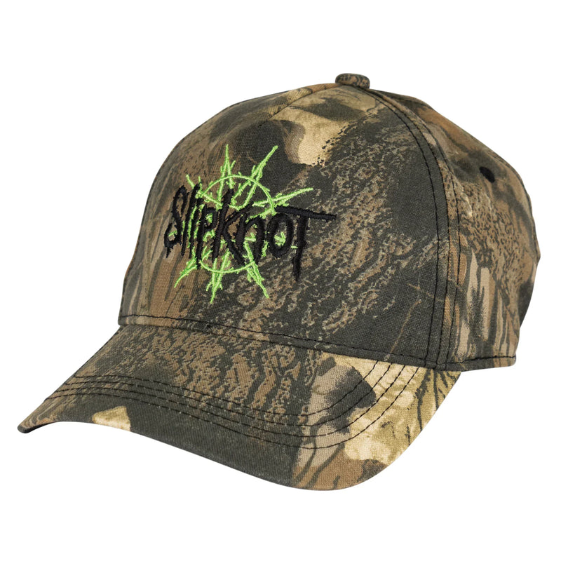 Welcome x Slipknot 'Nonagram' Velcro 6-Panel Cap - Camo-1