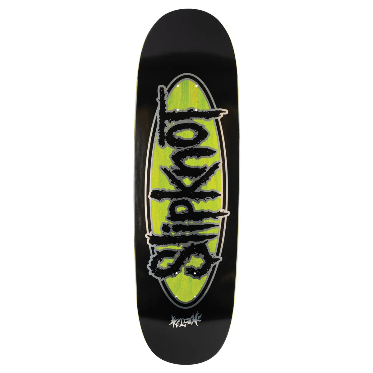 Welcome x Slipknot 'Oval Logo On Boline' Deck - Black/Green-1
