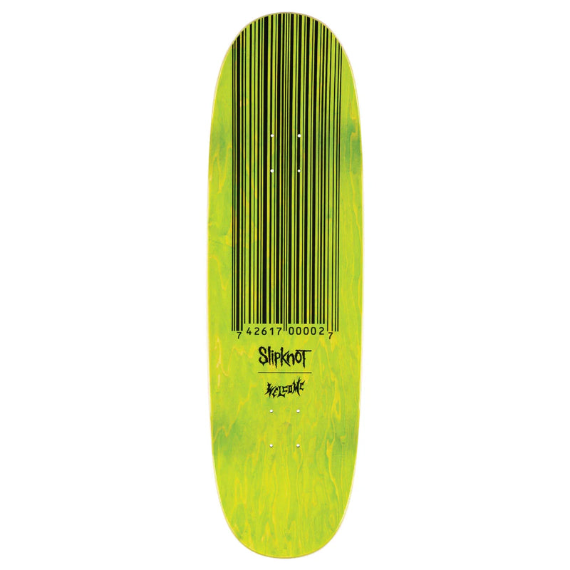 Welcome x Slipknot 'Oval Logo On Boline' Deck - Black/Green-2