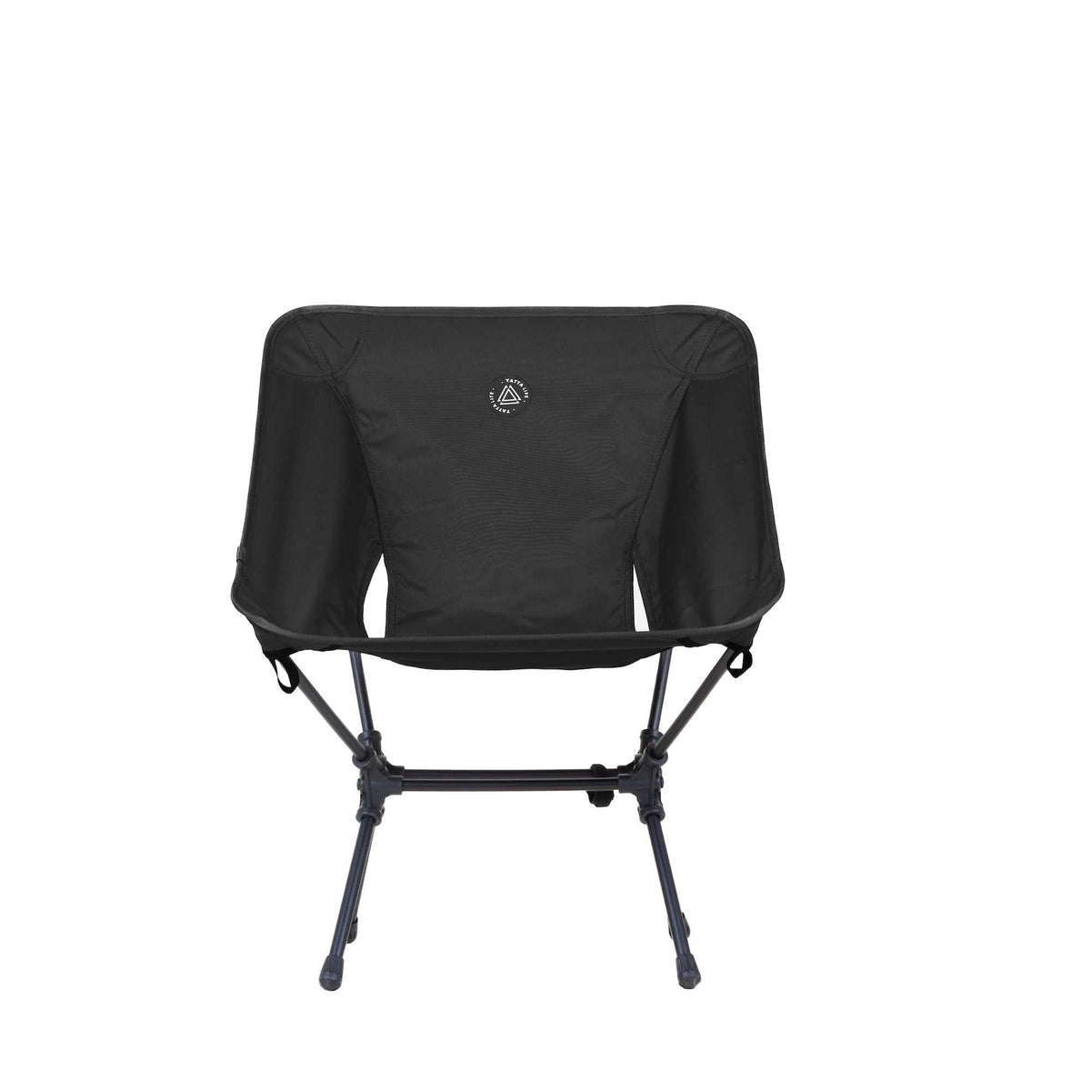 Low Back Ultralight Folding Camping Chairs With Storage Pouch - Black-2