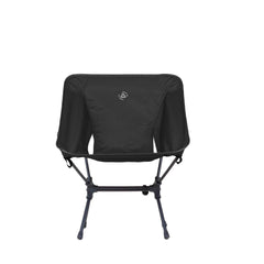 Low Back Ultralight Folding Camping Chairs With Storage Pouch - Black-2