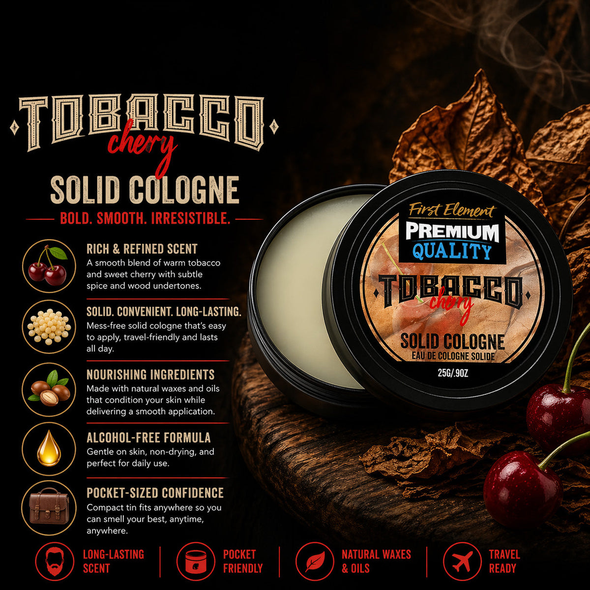 Solid Cologne - Cherry Tobacco-3
