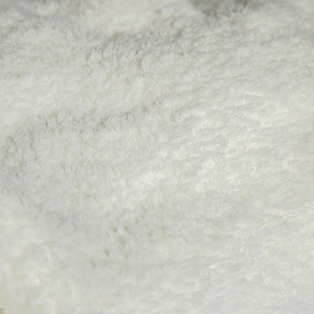 White Solid Double Layered Extended Throw-10