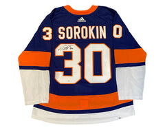 Ilya Sorokin Autographed New York Islanders Home Adidas Jersey-1