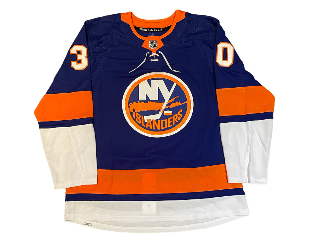 Ilya Sorokin Autographed New York Islanders Home Adidas Jersey-3
