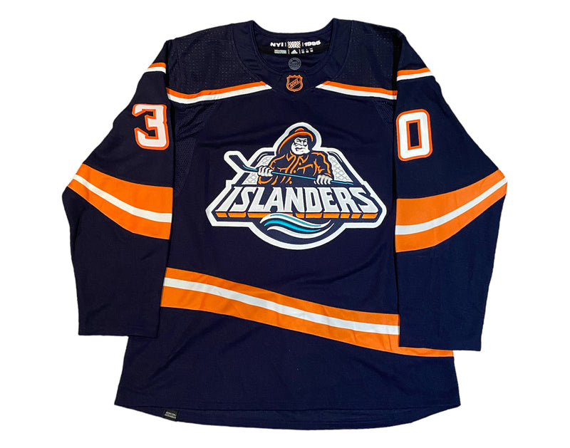 Ilya Sorokin Autographed New York Islanders Reverse Retro 2.0 Adidas Jersey-3