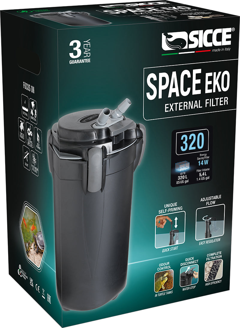Sicce Space EKO 320 External Canister Filter - up to 85gal-1