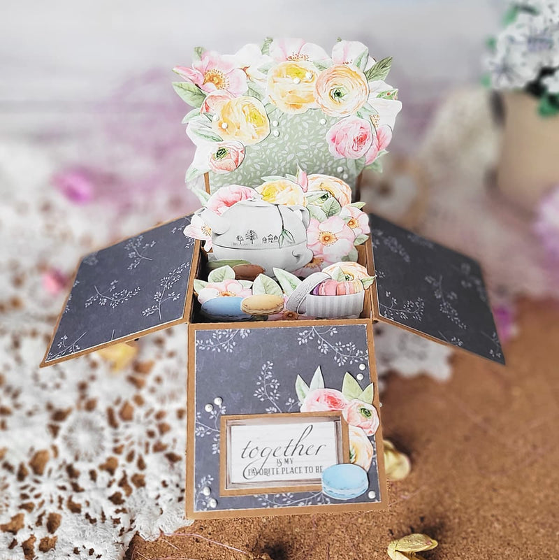 Ciao Bella Sparrow Hill Patterns Pad 12x12 8/Pkg-10