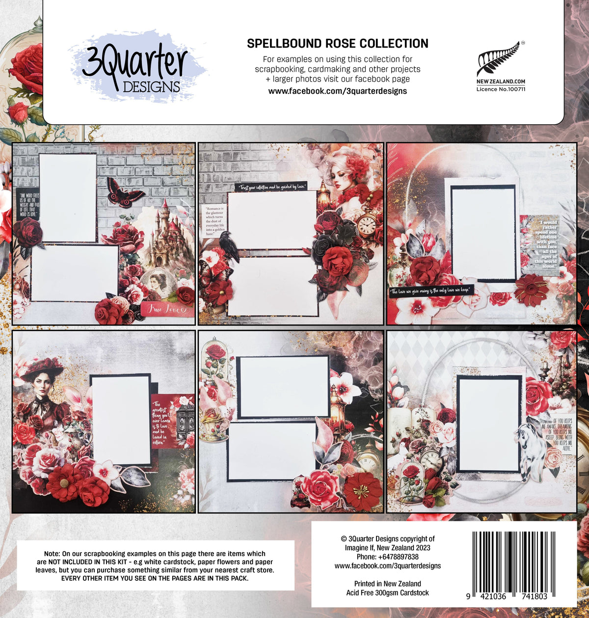 Spellbound Rose 12x12 Collection Pack-20