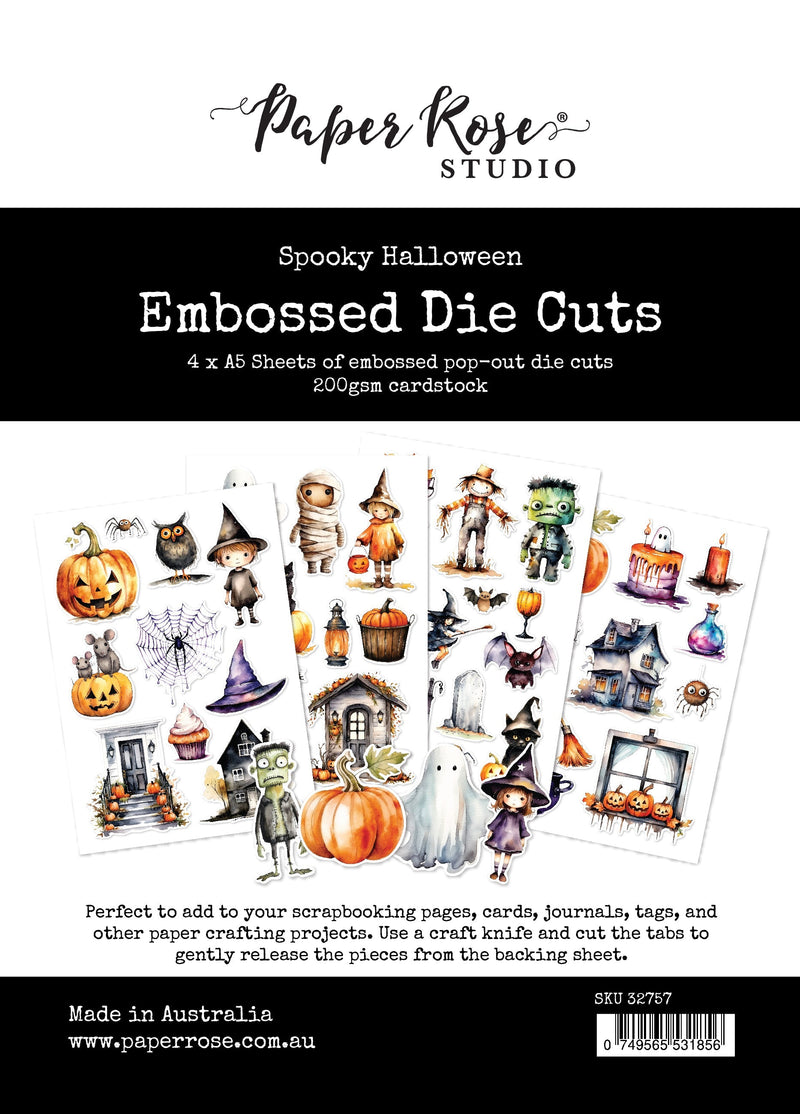 Spooky Halloween  Embossed Die Cuts 32757-1