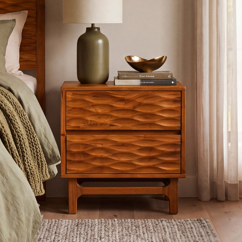Elara Solid Wood Nightstand-13