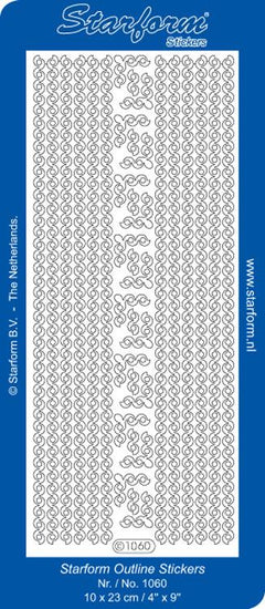 Deco Stickers - Curly Q Borders & Corners-1