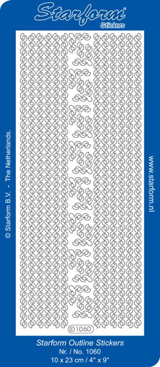 Deco Stickers - Curly Q Borders & Corners-1