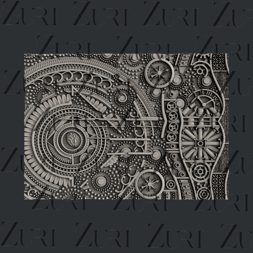 Zuri Designs Steampunk Texture Sheet-1