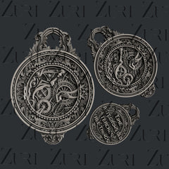 Zuri Designs Steampunk Pocket Watch Set 2-1