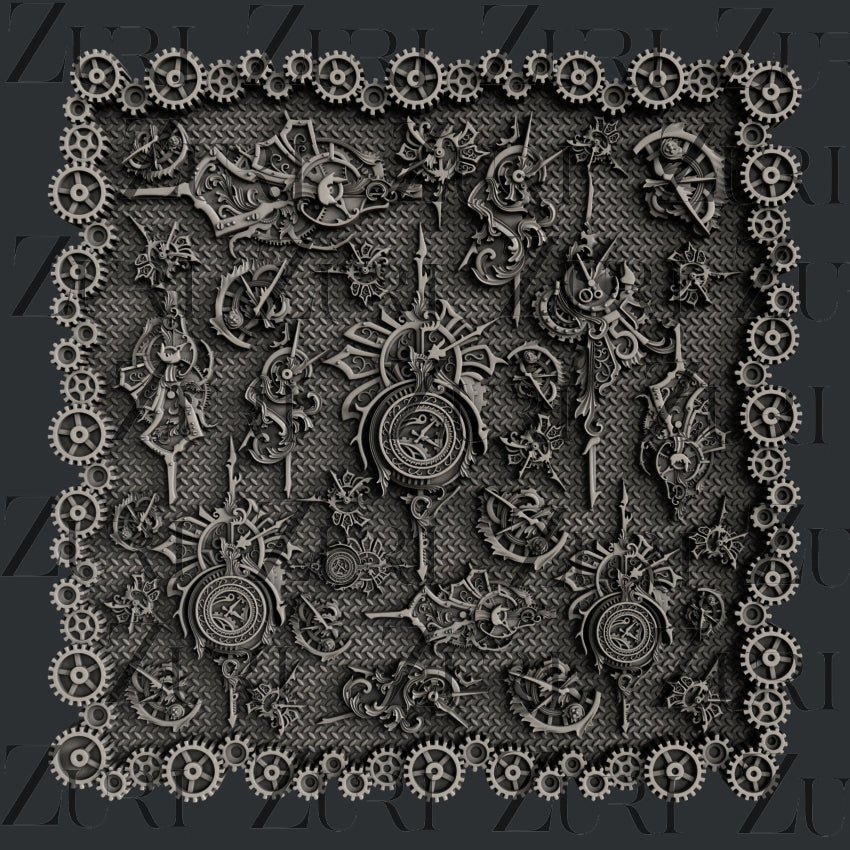 Zuri Designs Steampunk Clocks-1