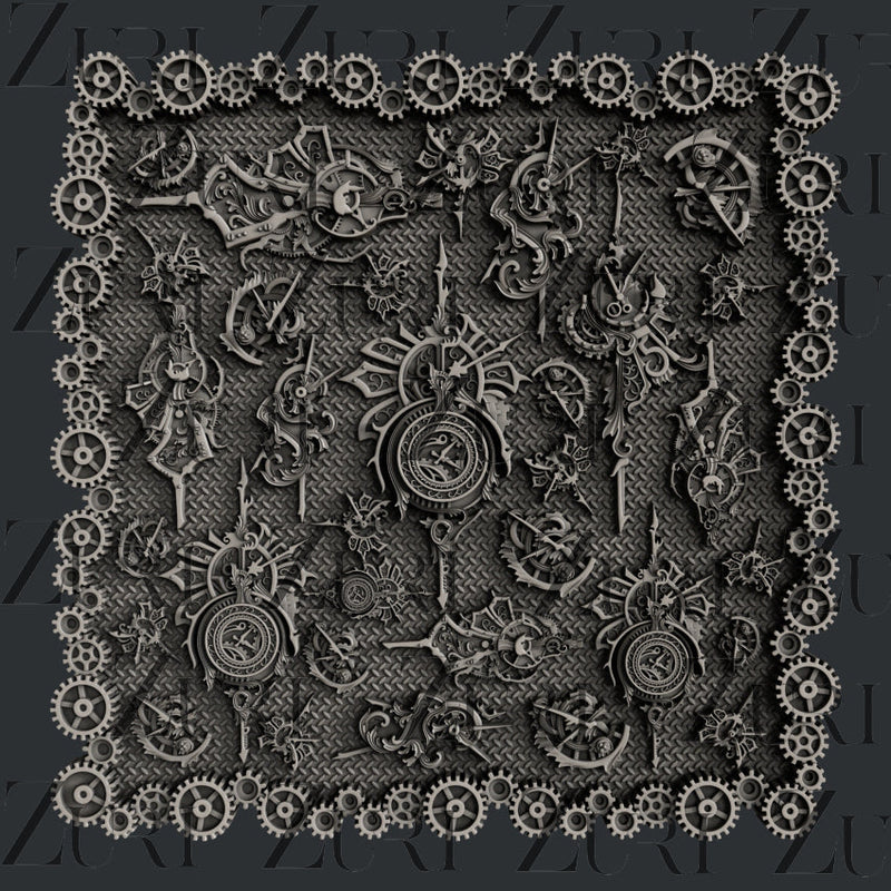 Zuri Designs Steampunk Clocks-1