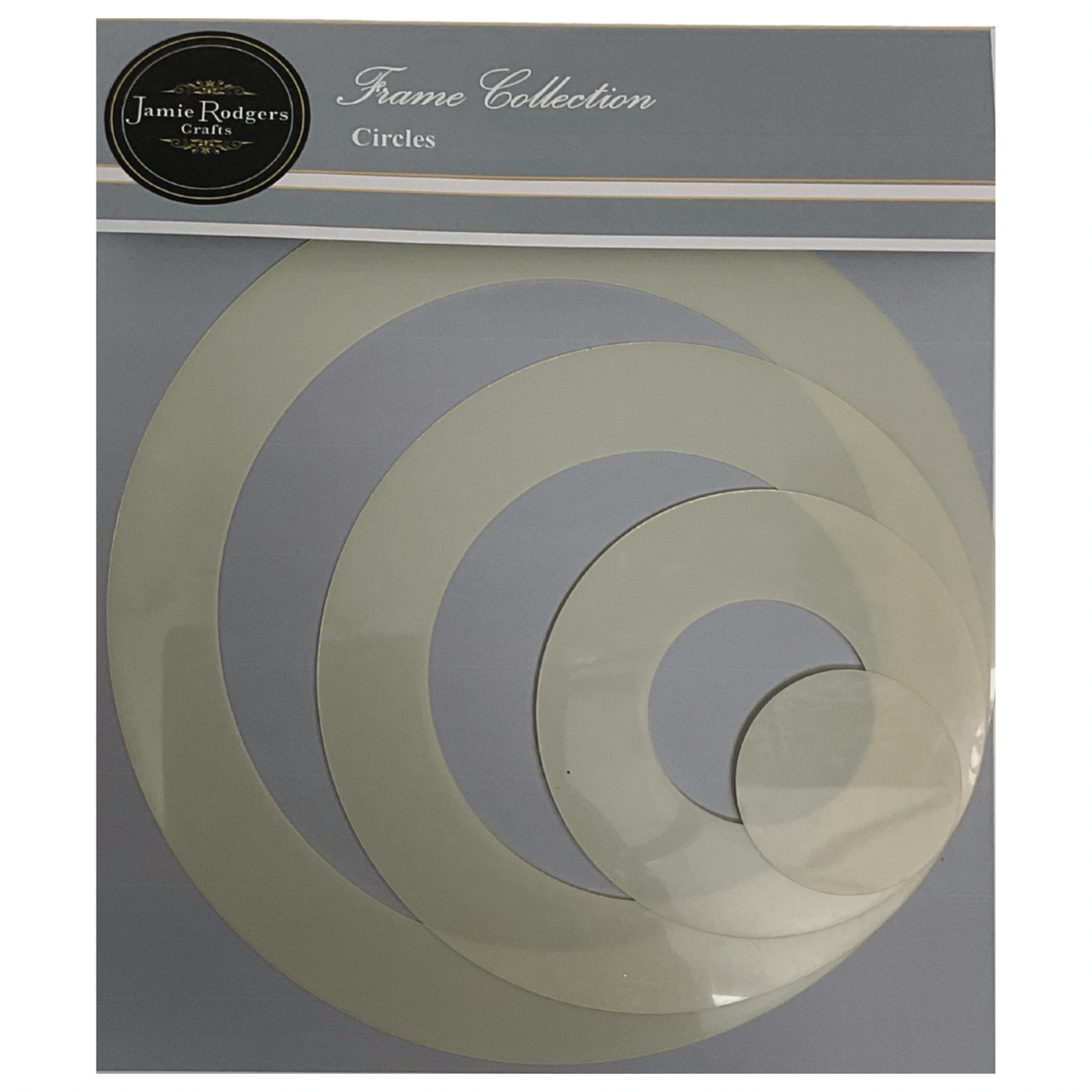 Jamie Rodgers Crafts - Circular Frames Stencil Set-1