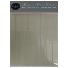 Jamie Rodgers Crafts - Dotty Lines Stencil Set-1