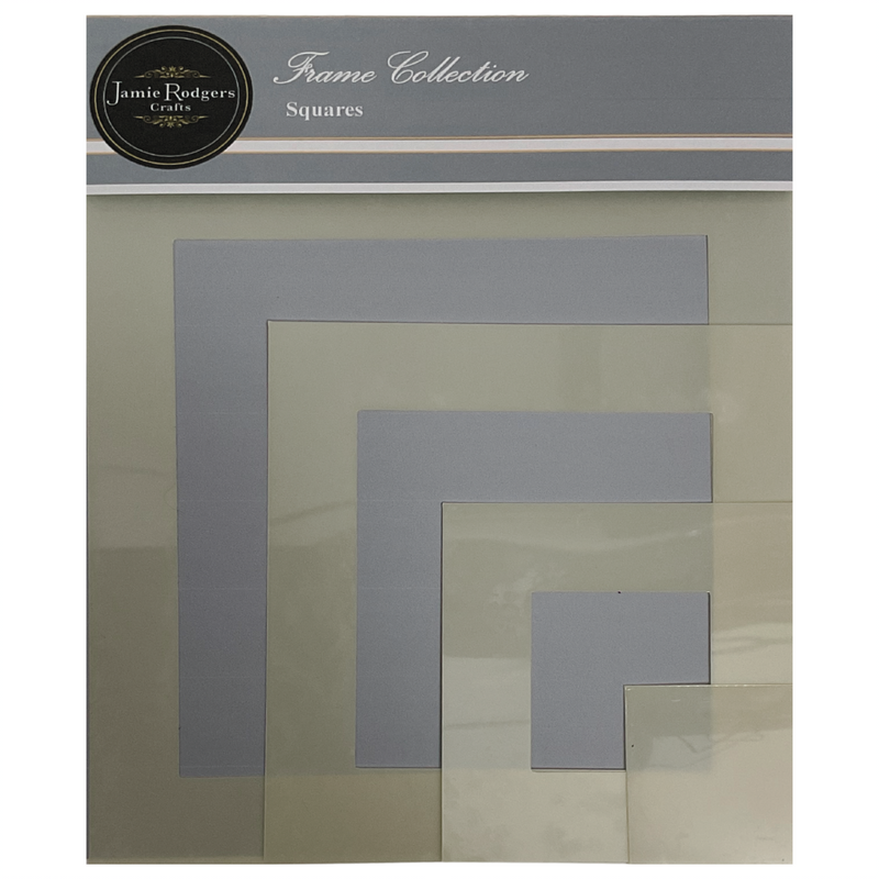 Jamie Rodgers Crafts - Square Frames Stencil Set-1