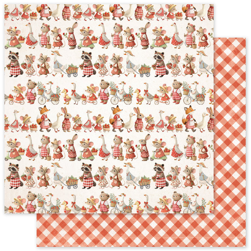 Collection de papiers "Strawberry Friends Basics" 6x6 (34881)-2