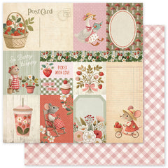 Collection de papiers "Amis Fraises" 6x6 34857-5