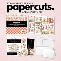Kit de carterie en papercut Strawberry Friends 34920-1
