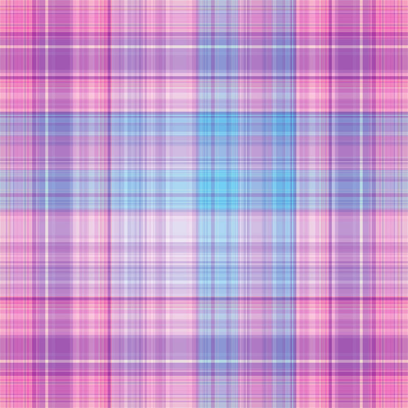 Plaid Pink Cotton Candy Prints Adhesive Vinyl-1