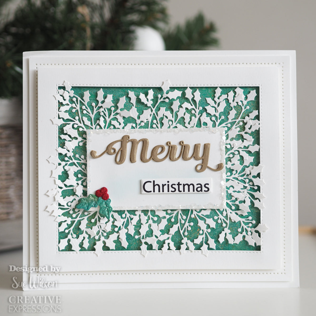 Creative Expressions Sue Wilson Merry Craft Die & Stamp Set-2