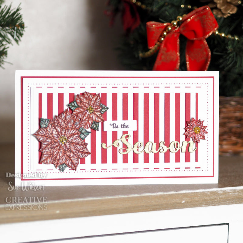 Creative Expressions Sue Wilson Seasons Craft Die & Stamp Set-4