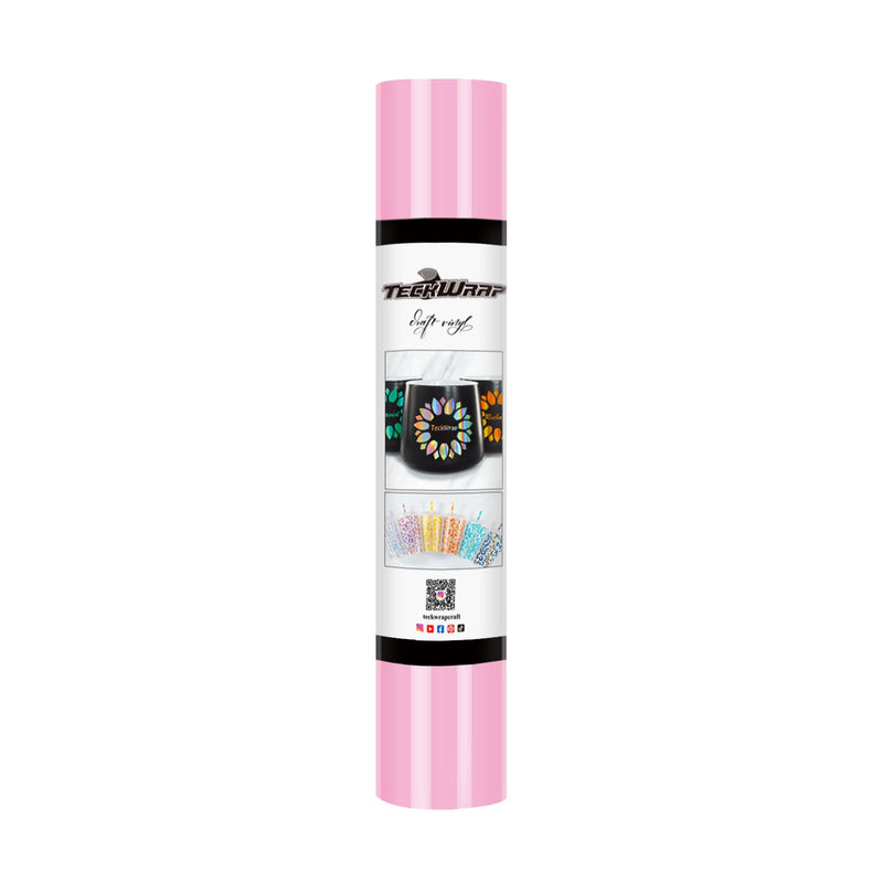 TeckWrap Glossy Adhesive Vinyl - Sweet Pink | Ideal for Art Projects, Decals, and More!-1