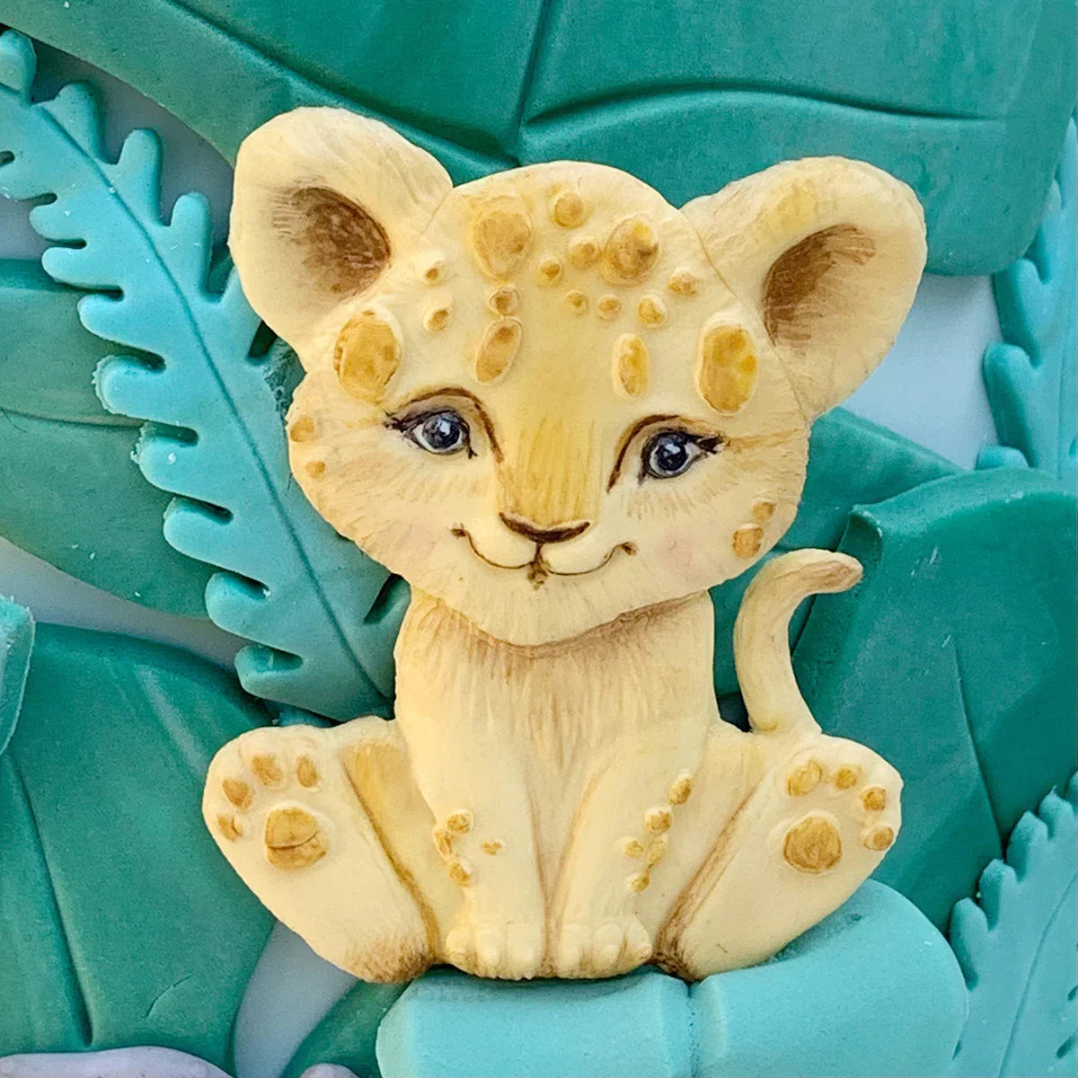 Sweet Safari Lion Cub Silicone Mould-8