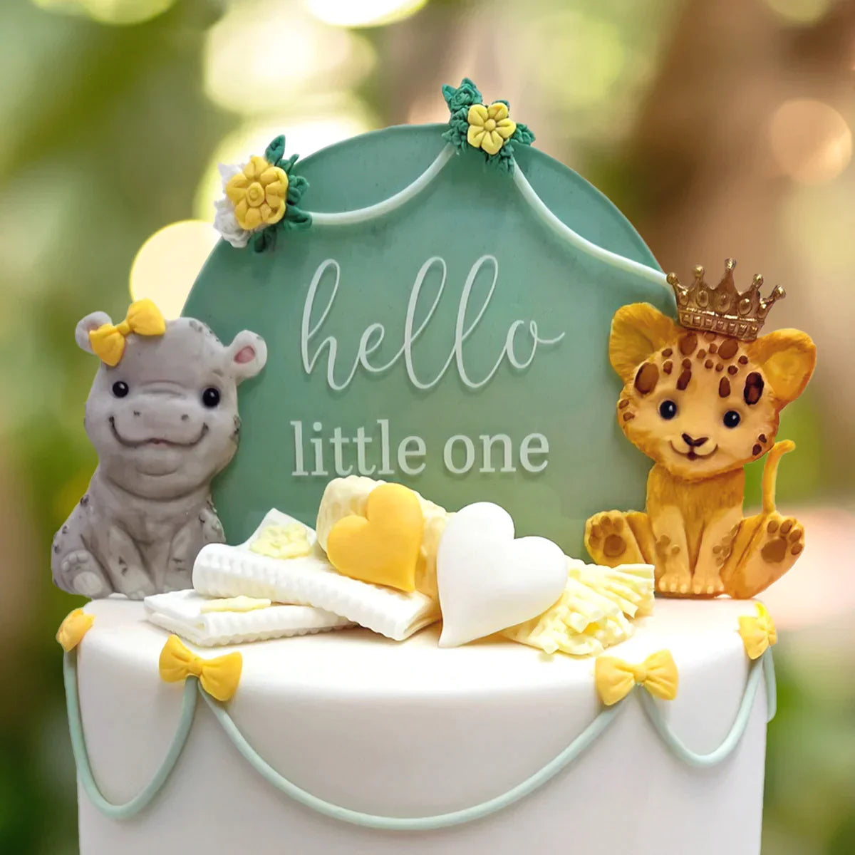Sweet Safari Hippo Silicone Mould-9