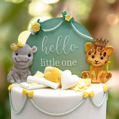 Sweet Safari Hippo Silicone Mould-9