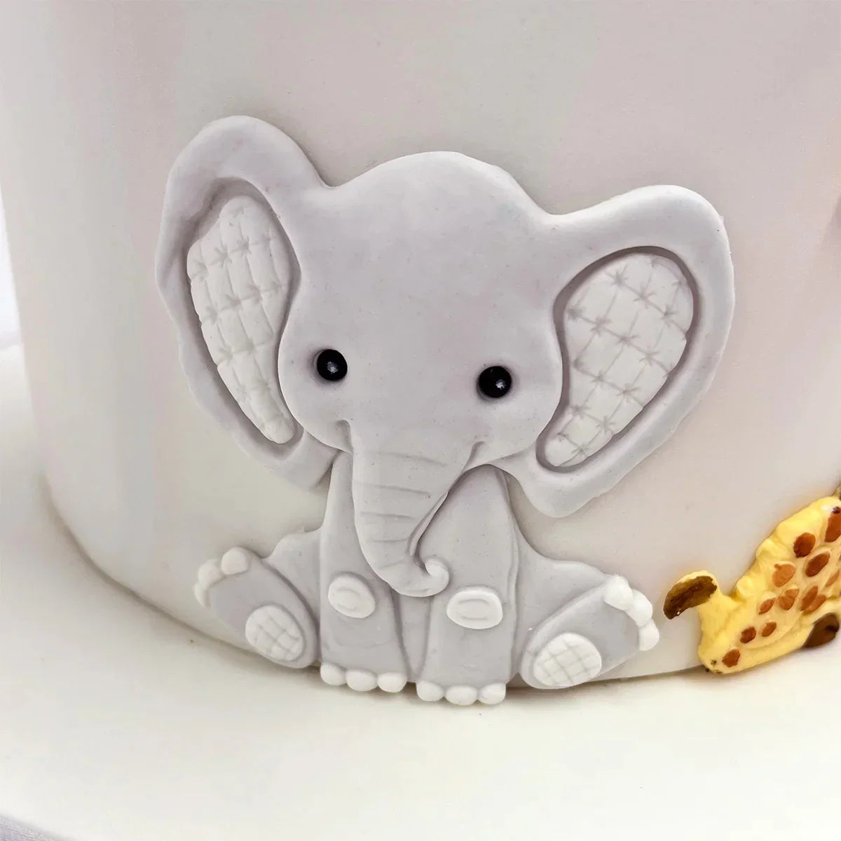 Molde de silicona de elefante Sweet Safari-9