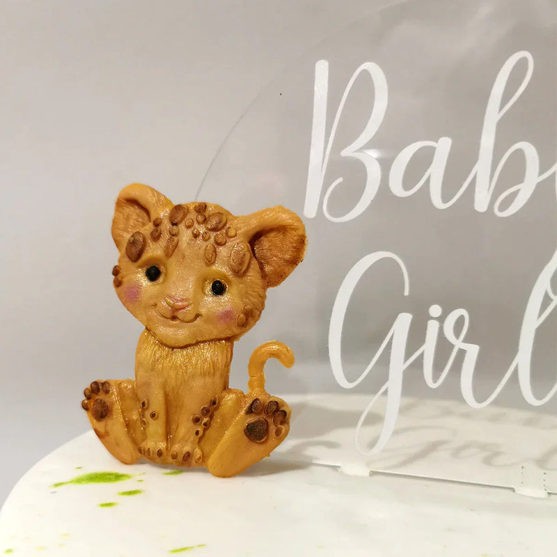 Sweet Safari Lion Cub Silicone Mould-15