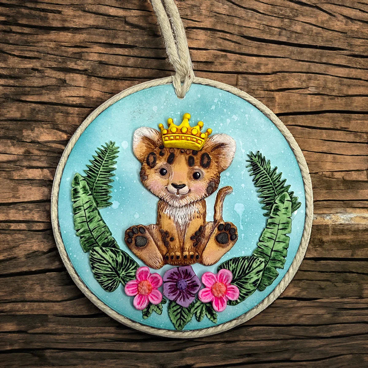 Sweet Safari Lion Cub Silicone Mould-18