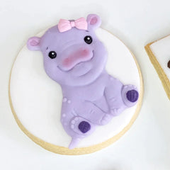 Sweet Safari Hippo Silicone Mould-14