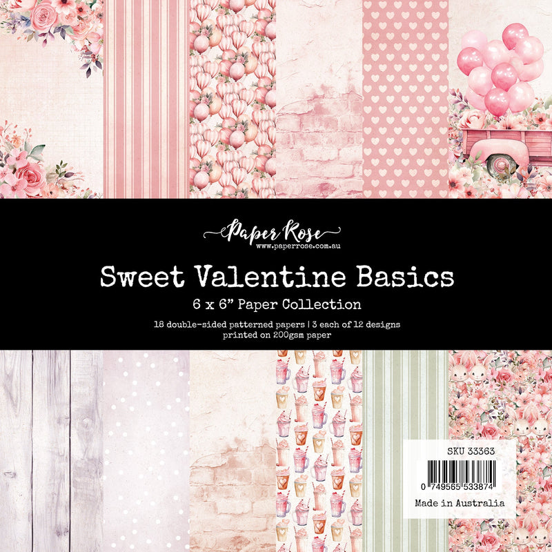 Sweet Valentine Basics 6x6 Paper Collection 33363-1