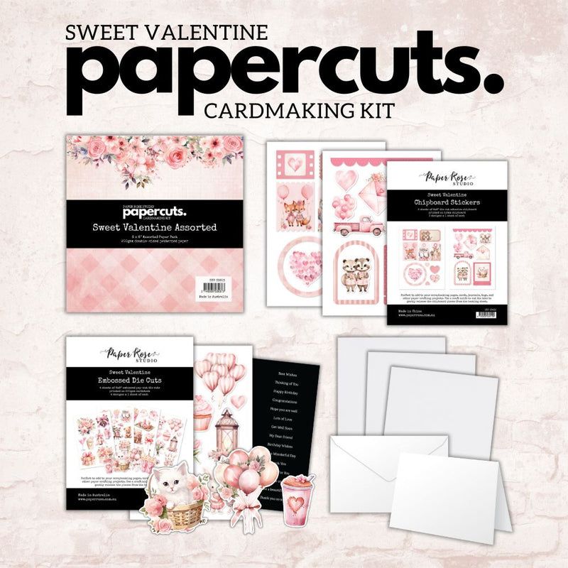 Sweet Valentine Papercuts Cardmaking Kit - 33813-1