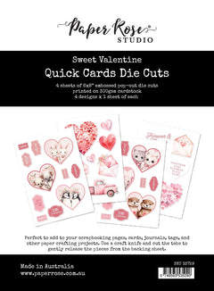 Sweet Valentine Quick Cards Die Cuts 33729-1