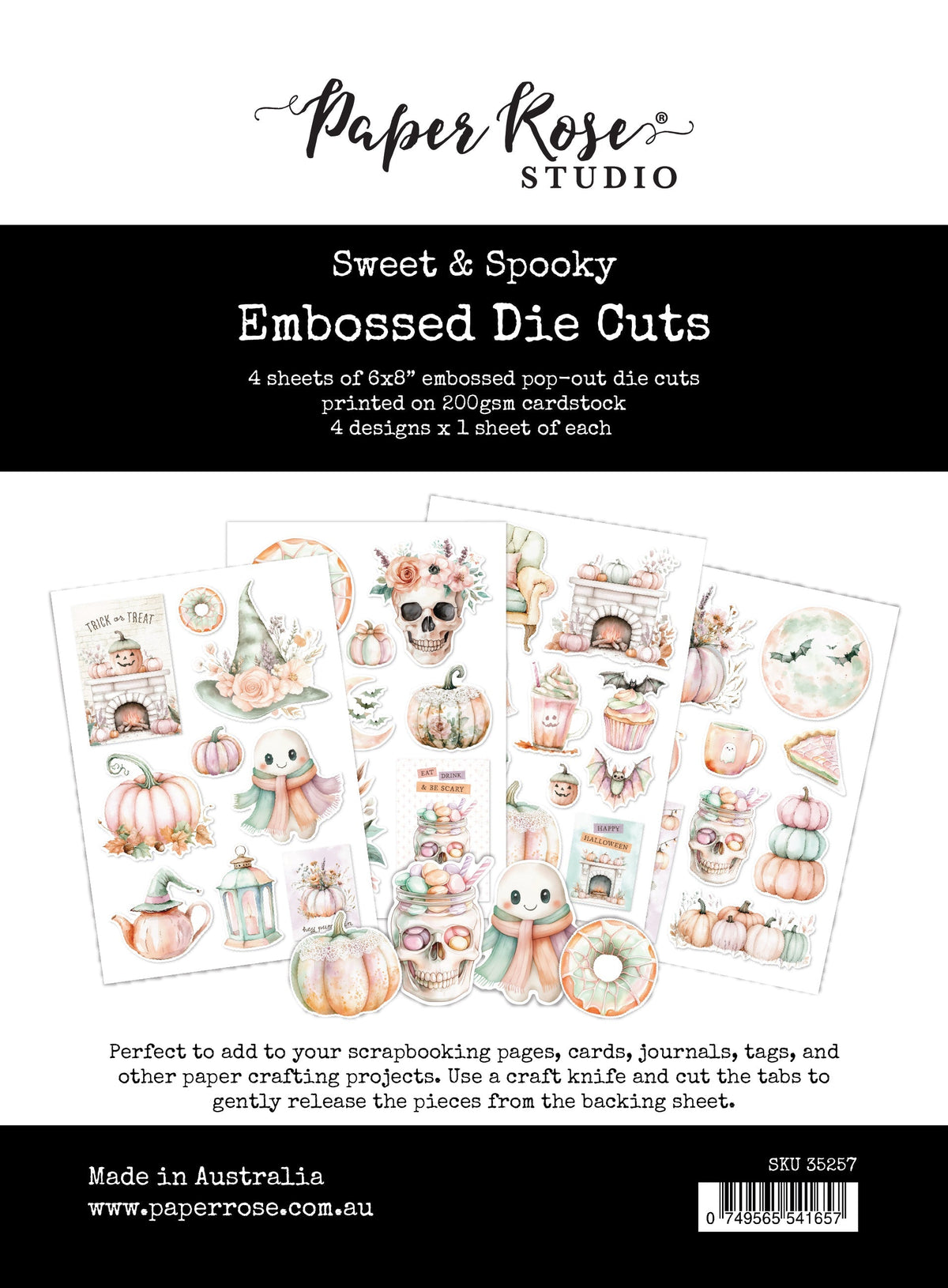 Sweet & Spooky Embossed Die Cuts 35257-1