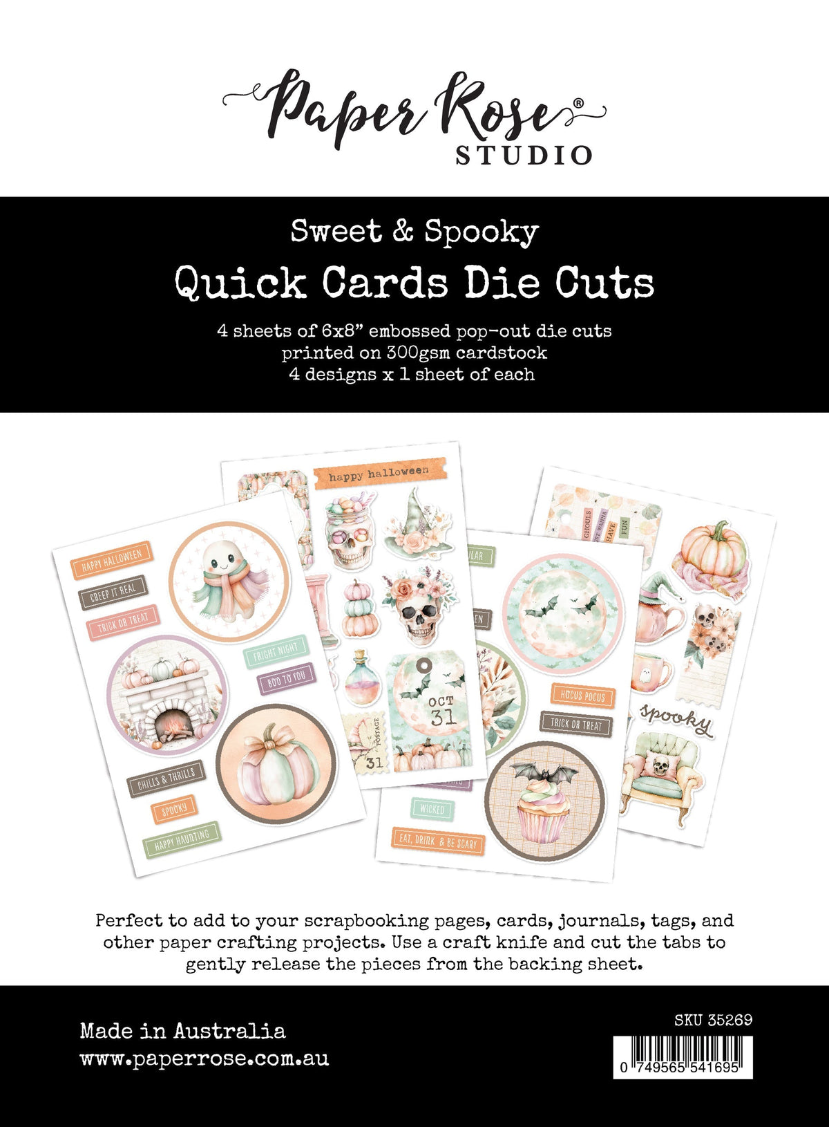 Sweet & Spooky Quick Card Die Cuts 35269-1