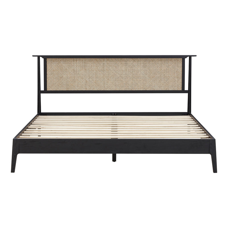 Ruby Natural Rattan Bed Frame-3