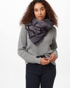 Cotton Geo Blanket Scarf-1