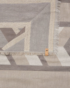 Cotton Geo Blanket Scarf-2
