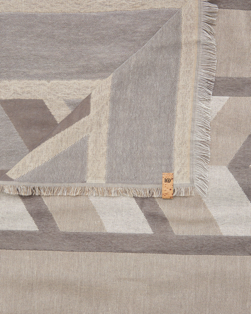 Cotton Geo Blanket Scarf-2